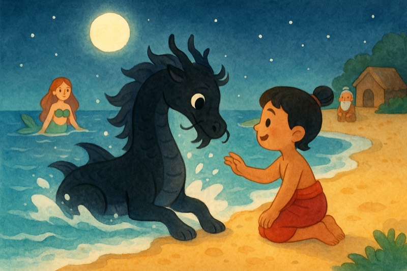 Moonlit island home where Sudsakorn's story begins